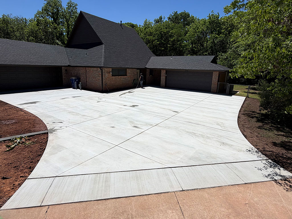 New custom driveway